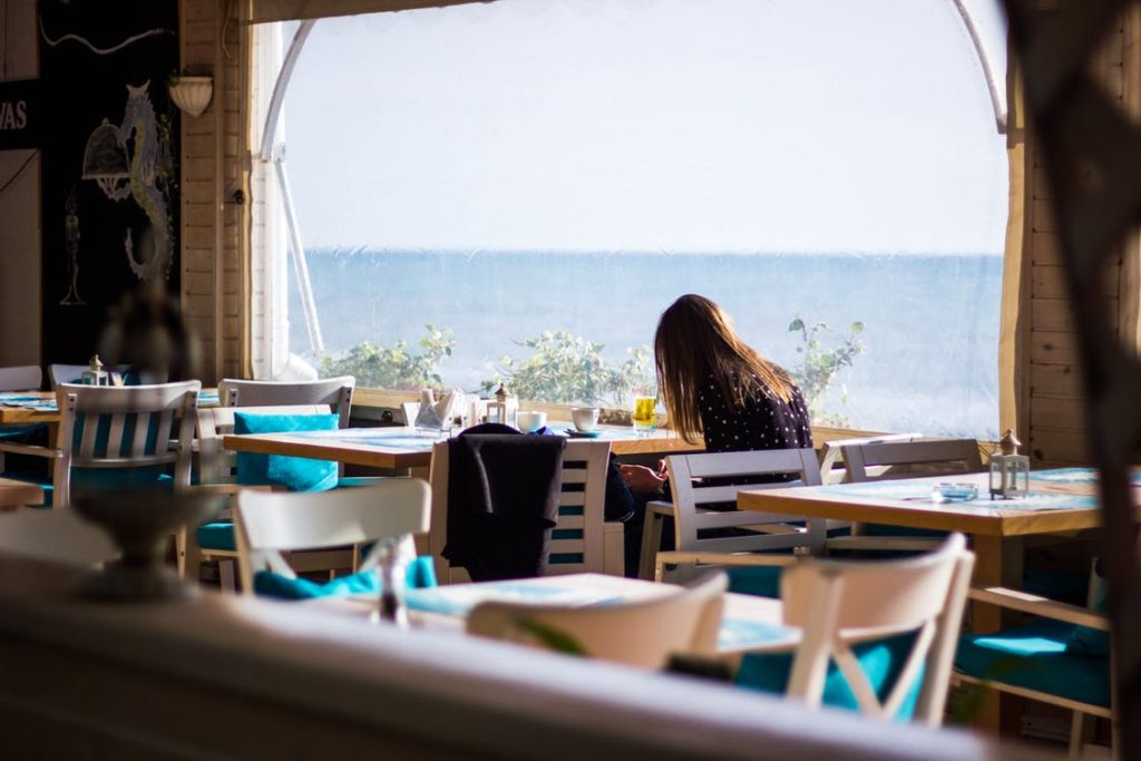 Dining at Malibu Country Mart in Malibu, CA