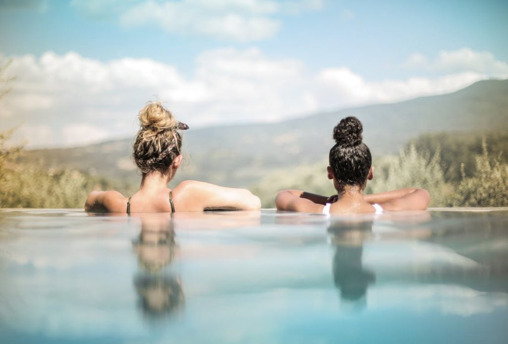 Swimming at the Calabasas Tennis & Swim Center