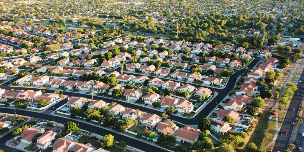 residential homes neighborhood