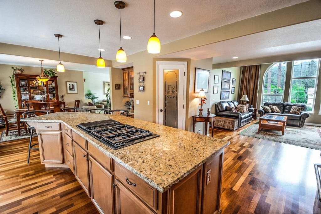 kitchen of luxury home