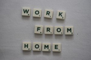 work from home scrabble pieces
