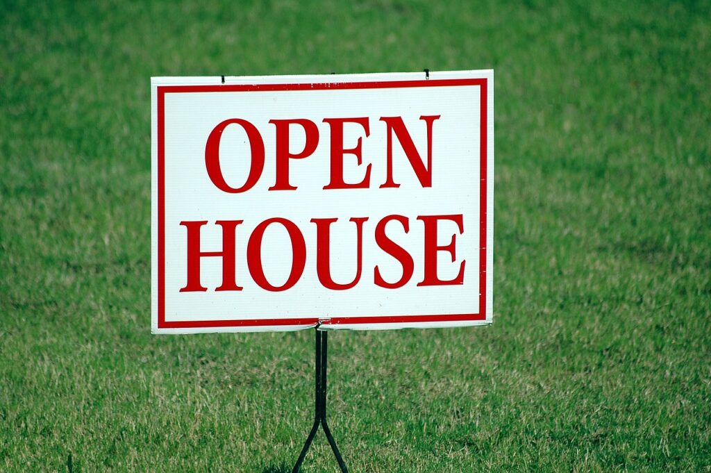 hosting an open house