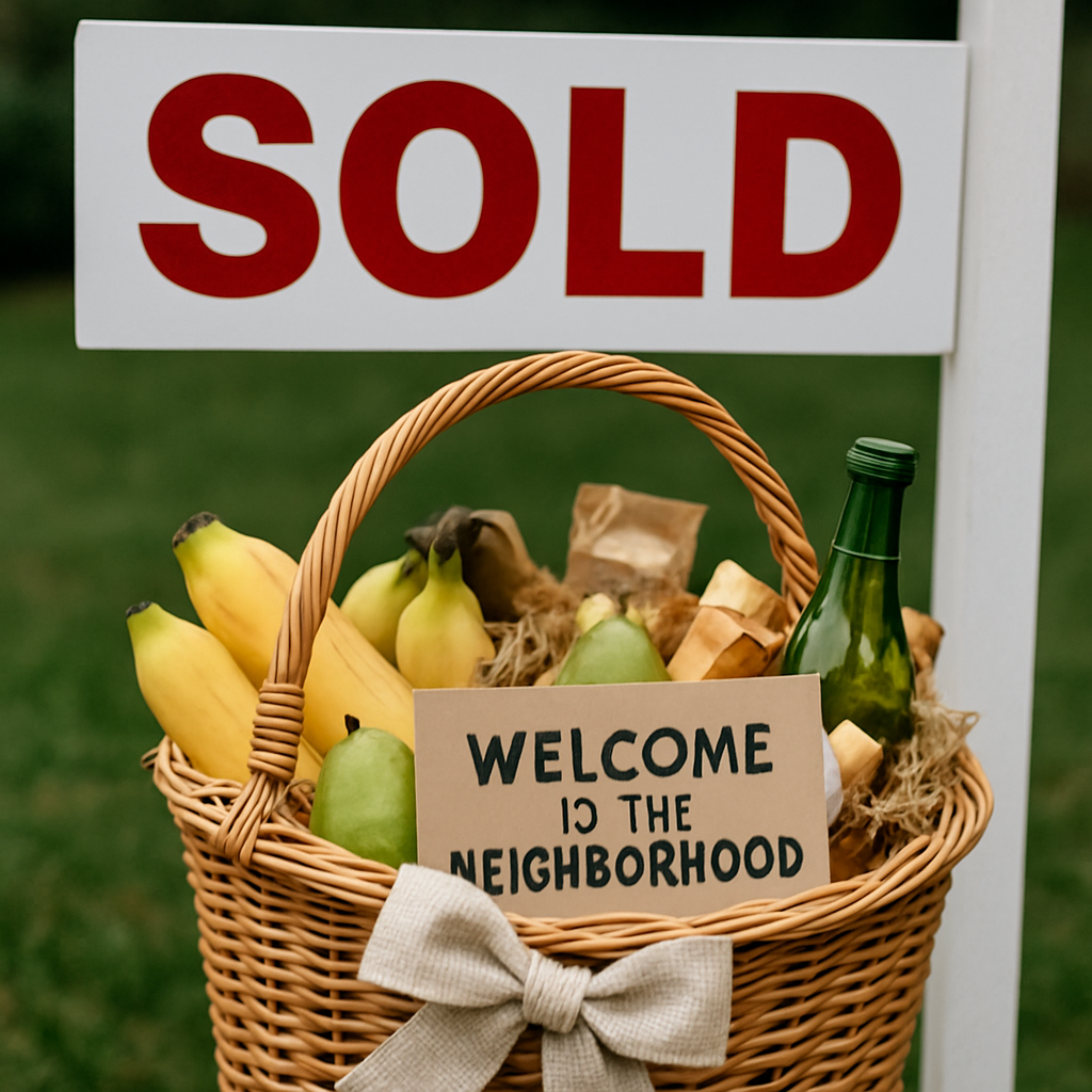Welcome to the neighborhood basket